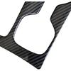 Ruihe Carbon Fiber Pattern Car Gear Shift Knob Console Panel Trims Cup Holder Frame Cover Compatible with Fit for Hyundai Santa Cruz 2022 2023 2024