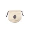 Marimo Craft Snoopy Fluffy Face Drawstring Bag - Joe Cool - Approx. W145 X H145 X D85mm - SPCQ-521