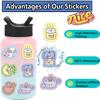 8 Cartoon Korean Animal Collage Hands-on DIY Mobile Phone Case Laptop Decoration Waterproof Sticker