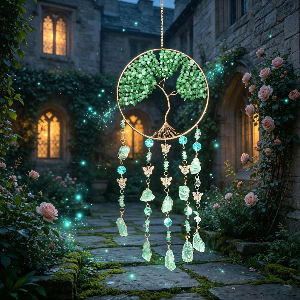 Kristall-Achat-Platte Autoanhänger Sonnenfänger Windspiel Hängendes Ornament für Heimdekoration für Hochzeit oder Valentinstag