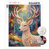 DIY Pearl Art Painting Majestic Deer Handmade Craft Modern Wall Decor Leisure Relax Activity Nice Gift for Novice Art Practitioners Home