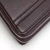 Multi Slot Men'S Handbag Mens Wallet Long Purse Leather Double Zipper Large Capacity Business Handbag Card Case Gift For Men