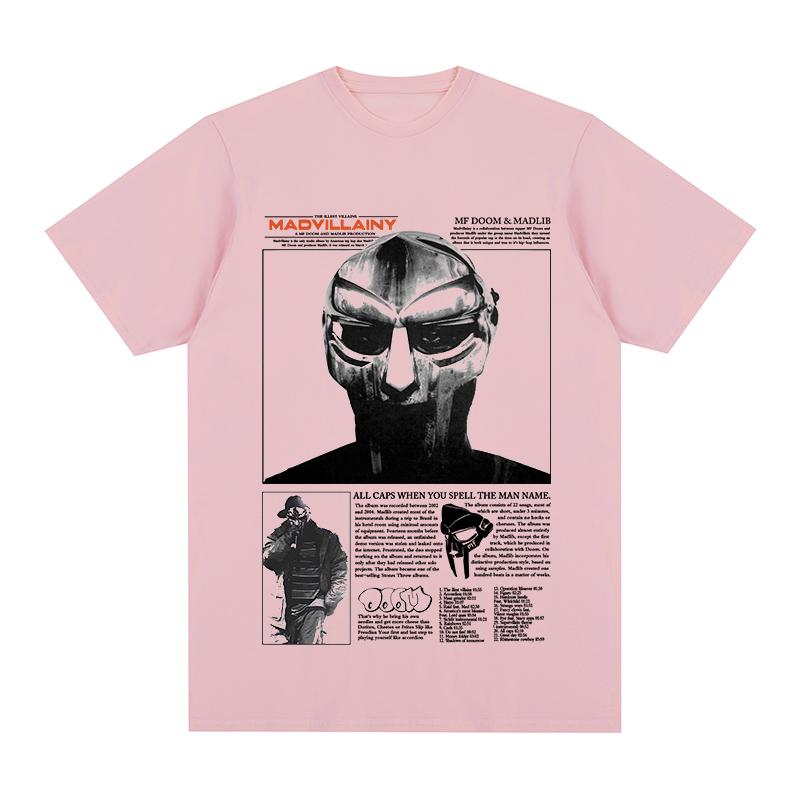 Rapper Mf Doom Vintage T-shirt Madvillainy Metal Music Album Gift Idea Clothes Cotton Men T Shirt New TEE TSHIRT Womens Tops