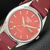 AUTOMATIC 6309A VINTAGE REFURBISHED SEIKO 5 JAPAN MENS RED DIAL WATCH A701710-5 R206c-a701710