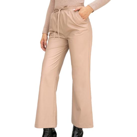 high waisted drawstring pants