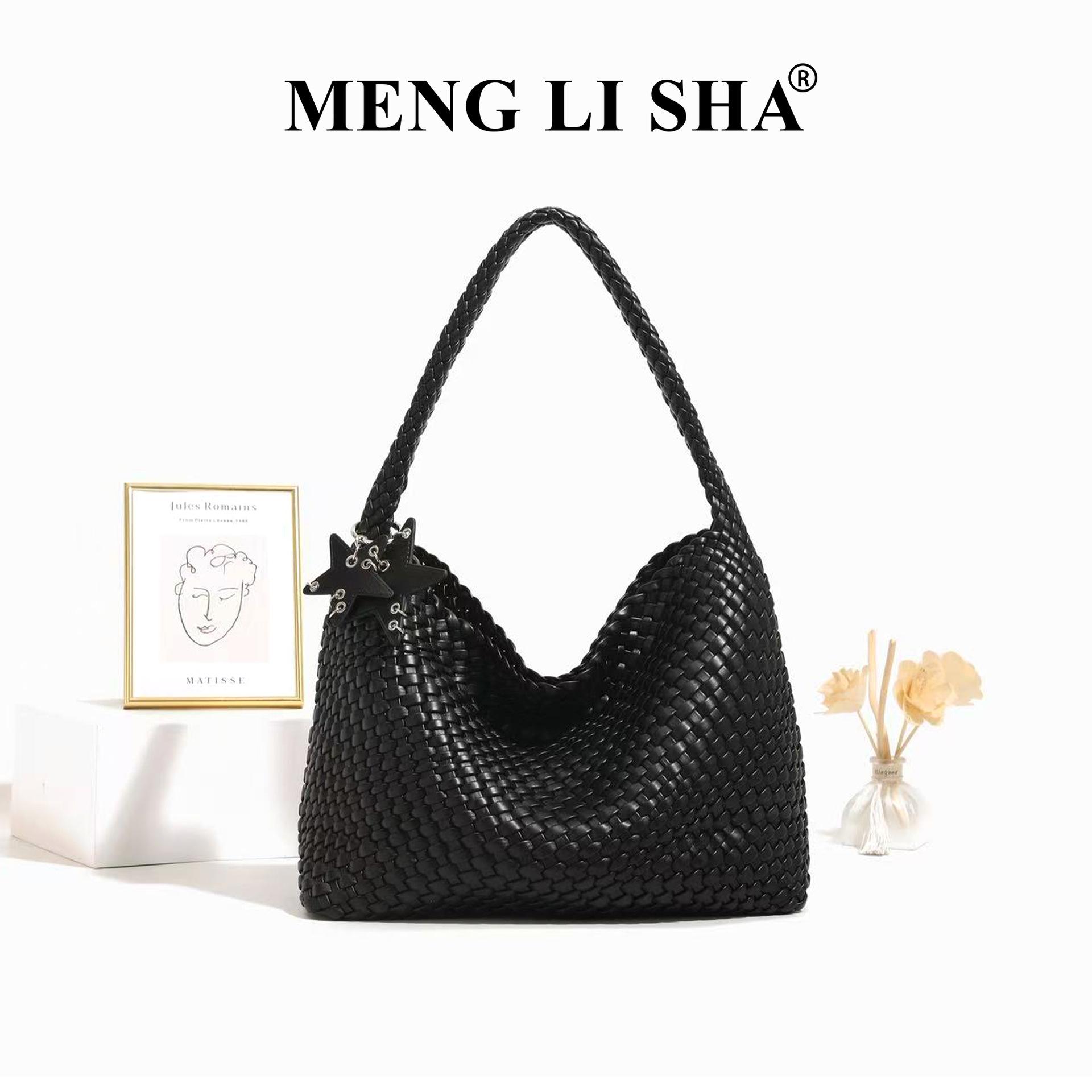 

New Simple and Fashionable Commuter Underarm Single Shoulder Woven Bag Korean Edition Large Capacity Handheld Mother Tote Bag