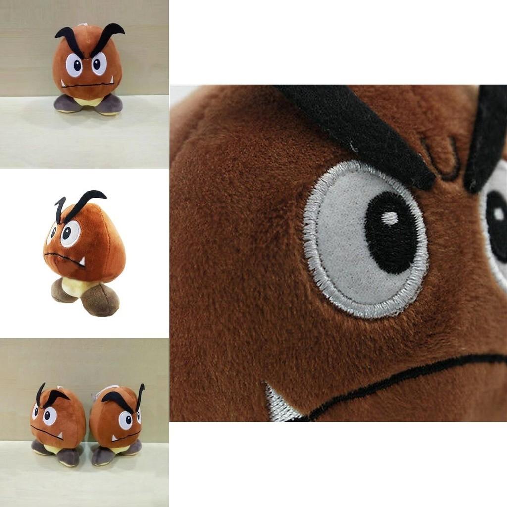 Cute 6'' Super Mario Bros. Sad Goomba Stuffed Plush Doll Ideal For Gifts And Play
