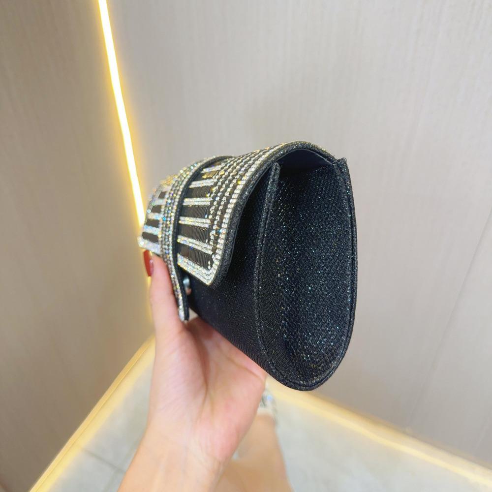 Rhinestone Sparkle Women's Evening Clutch: Bridal & Banquet Handbag