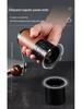 GC40 Ghost Tooth Burr Hand-Crank Manual Coffee Grinder - Portable Stainless Steel Coffee Bean Grinder