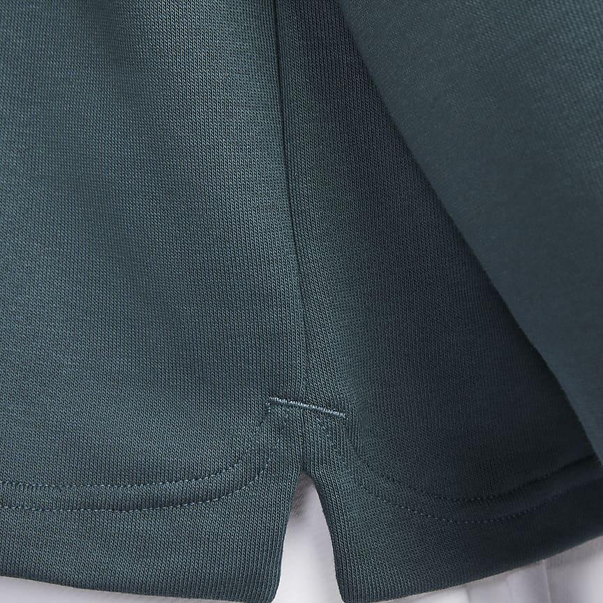 Nike Dri-FIT Women's Long Sleeve French Terry Tennis Top Oil Green FB4152-328