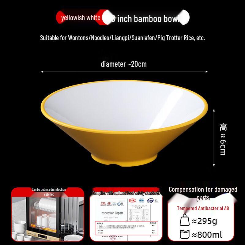 Japanese Style Melamine Noodle Bowl
