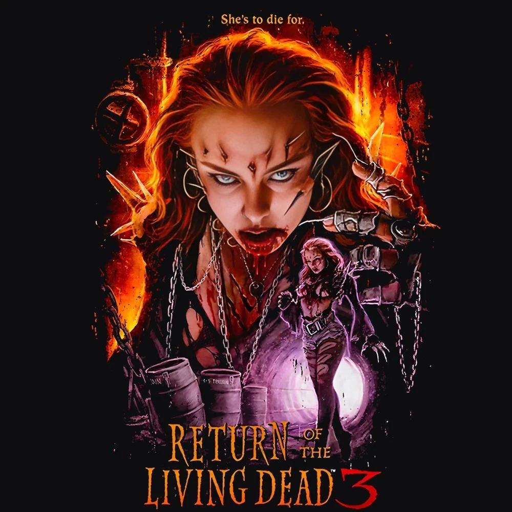 Return of the Living Dead 3 T-Shirt | Horror Movie Poster, Zombie Art Print 3XL