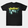 Asian Size Men Print T-shirt Static-X – Neon Industrial Shadow No-Cut Heat Transfer Print Cotton Tshirt