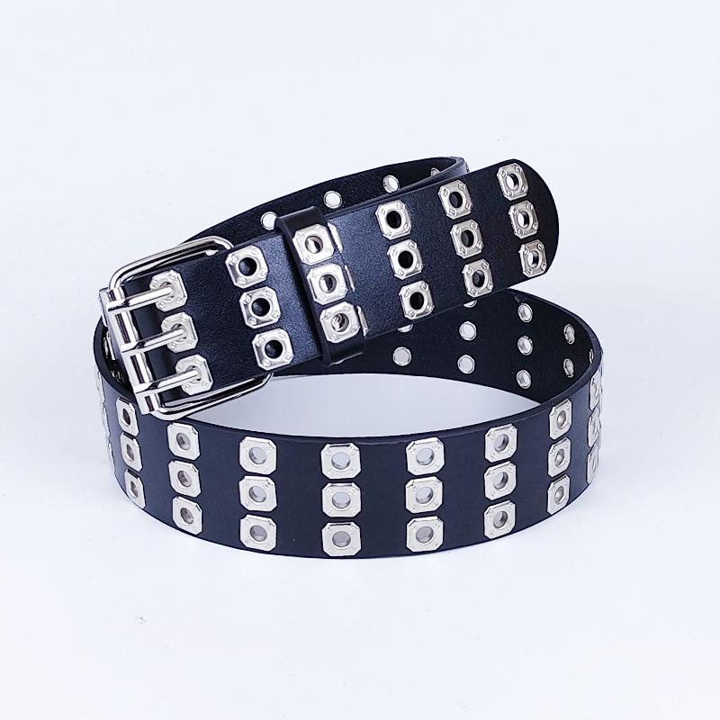 Black Rivet Women's Belt Women's Accessories Decorative Skirt Jeans Belt