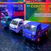1/16 Remote Control Van Truck 2.4G 5CH Mini RC Car Children Toys Radion Controlled Ice Cream Trucks Transport Cars with Lights