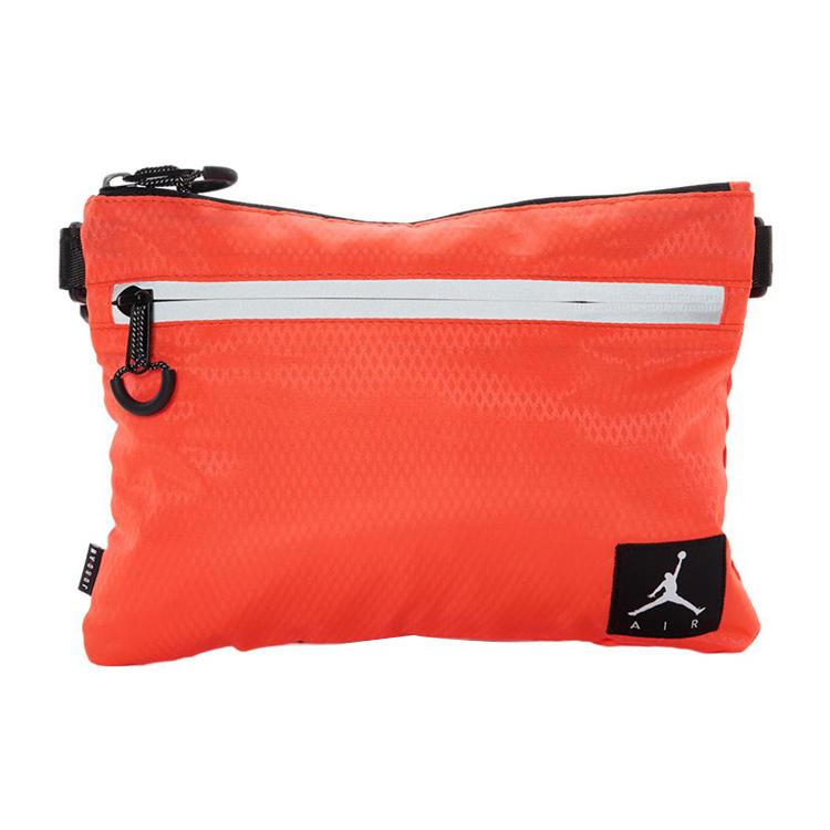 

Новая полиэстеровая сумка через плечо Jordan, сумка кросс-боди обычная унисекс неоново-оранжевая CU3111-658 27.9*1.0*19.1CM