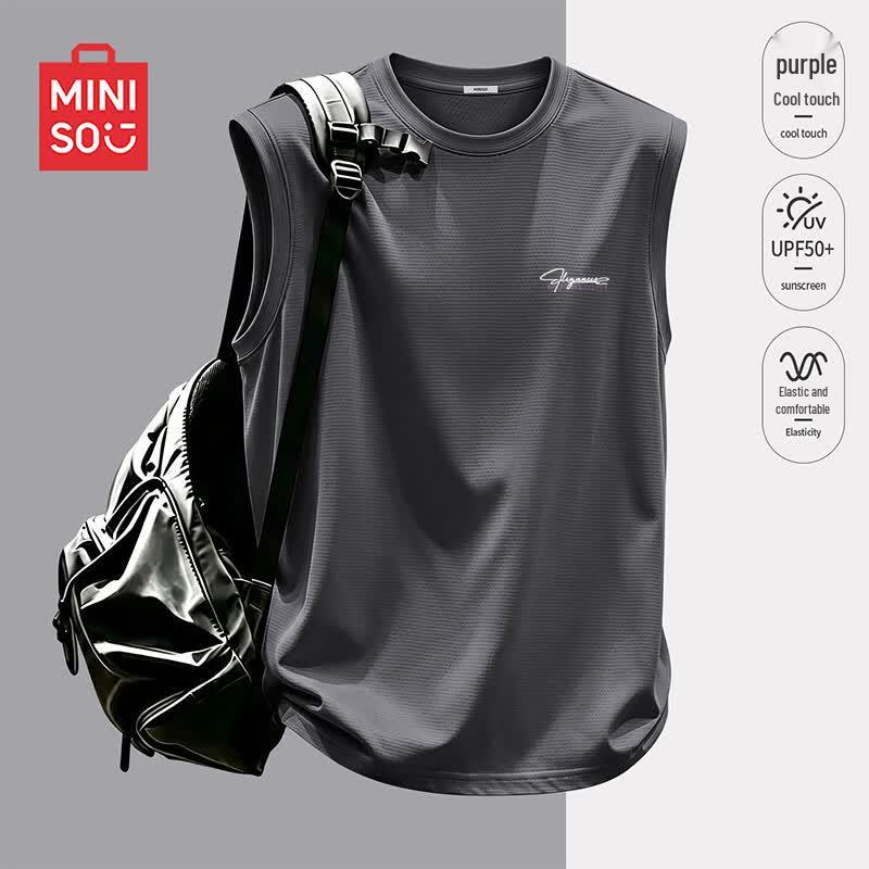 MINISO Men's Summer Ice Silk Quick-Dry Vest