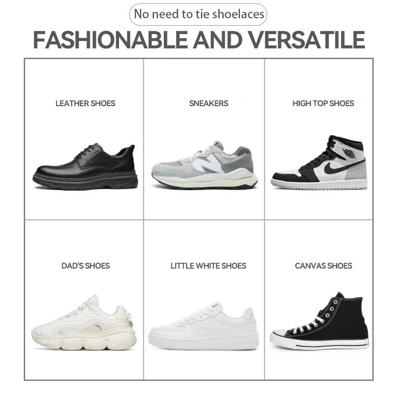 Round Elastic Shoelaces for Sneakers No Tie Shoelace Tennis Shoe Laces Without Ties for Kids Adult Rubber Bands Shoes Accessorie