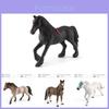 Conjunto Realista de 7 Peças de Modelo de Cavalo Apresentando Appaloosa, Quarto de Milha e Garanhão Hanoveriano Para Exibição Decorativa e Brincadeira