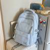 Schoolbag1011 New High-value Korean Version of Junior High School Girls Fashionable Simple Backpack Cute Sweet Large Capacity Backpack