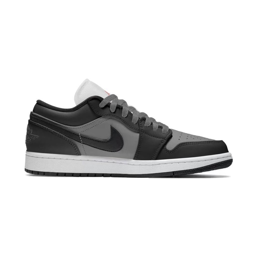 Jordan Air Jordan 1 Abrasion Resistant Abrasion Resistant Low top Vintage Basketball Shoes Unisex Black 553558-030(Team210-)