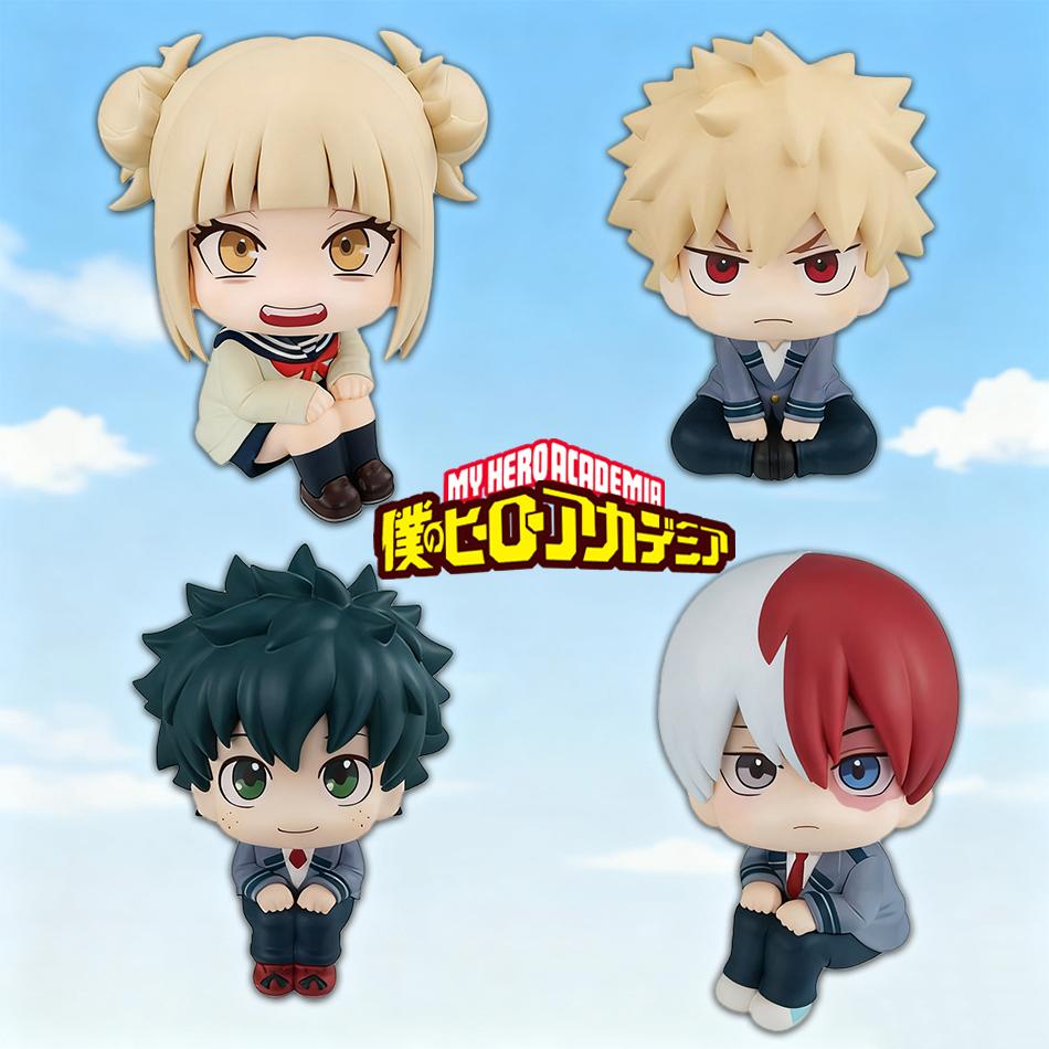 10Cm My Hero Academia Look Up Anime Figure Midoriya Izuku Action Figure Bakugo Katsuki/Todoroki Shoto Figurine Pvc Model Toys