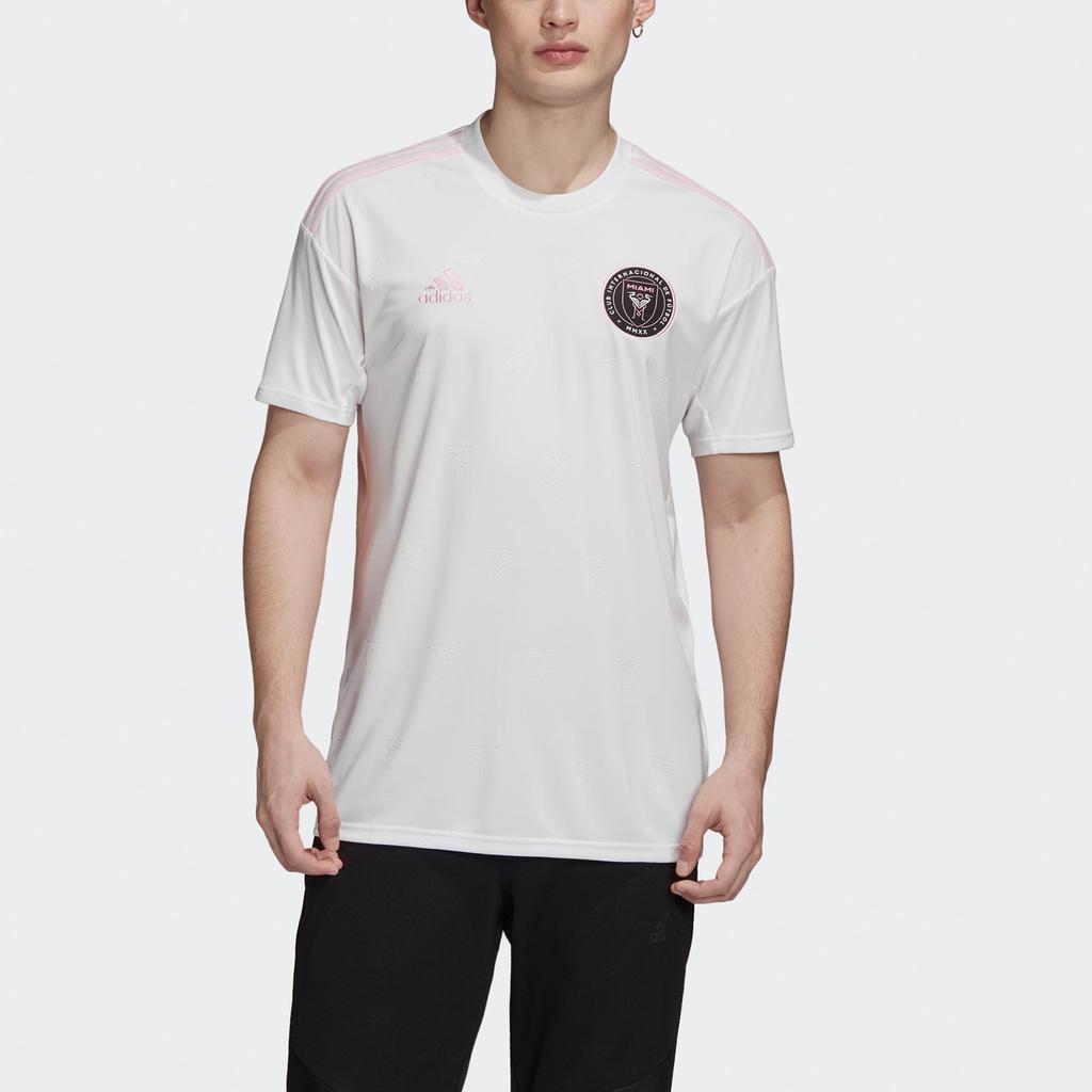 adidas Men's Inter Miami CF Beckham Home White Pink Soccer Jersey GE2104