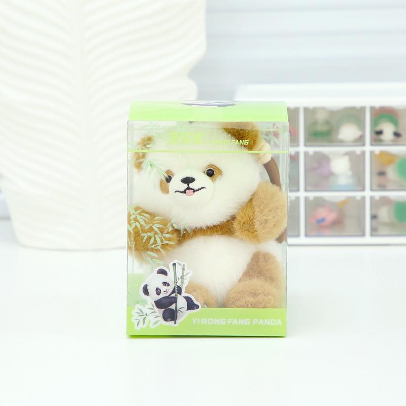 

Новый Хуахуа маленький панда-рюкзак школьный брелок бутик плюшевая игрушка брелок маленькая кукла подвеска 15cm