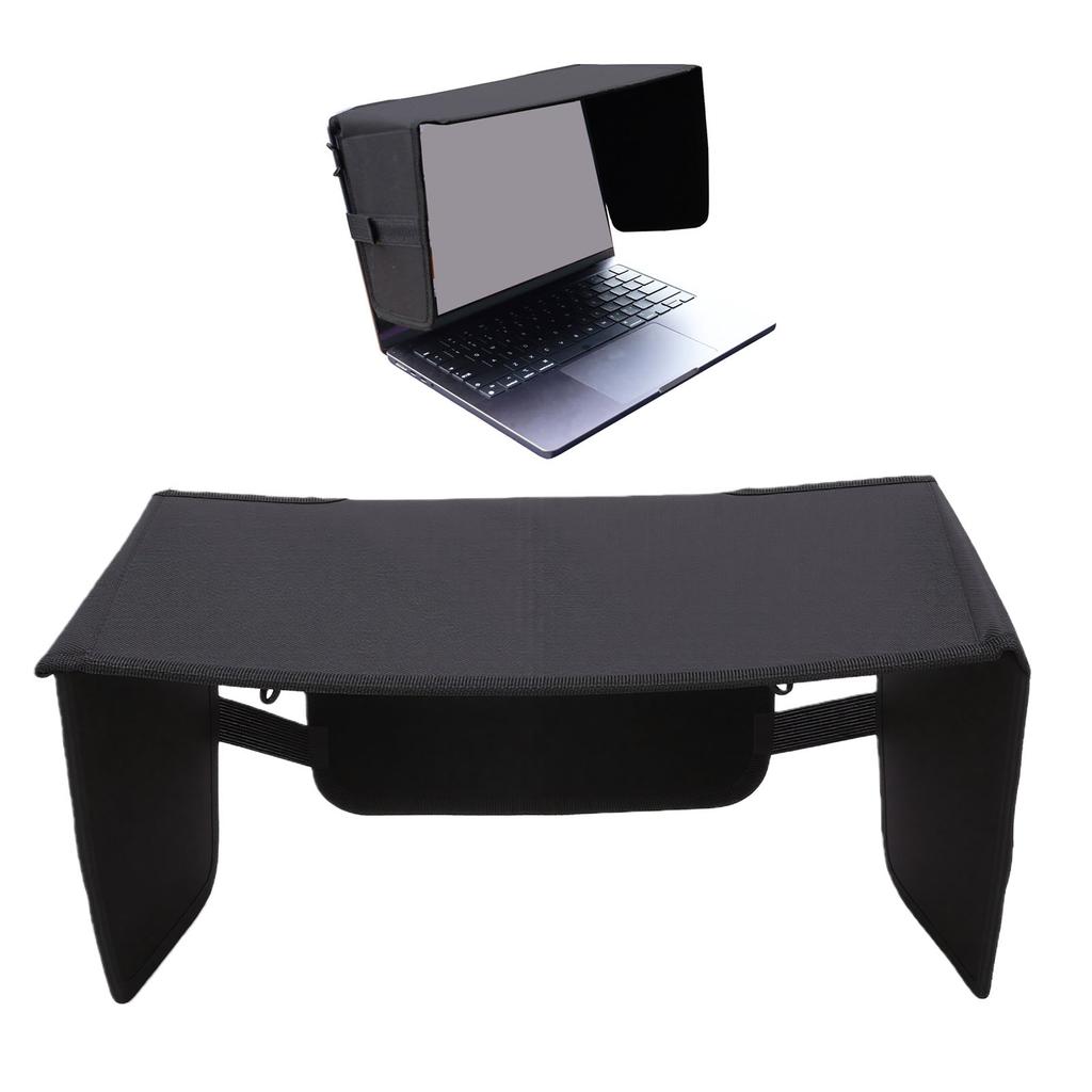 Laptop Sun Shade Multifunctional Foldable Laptop Privacy Screen Hood for Outdoor
