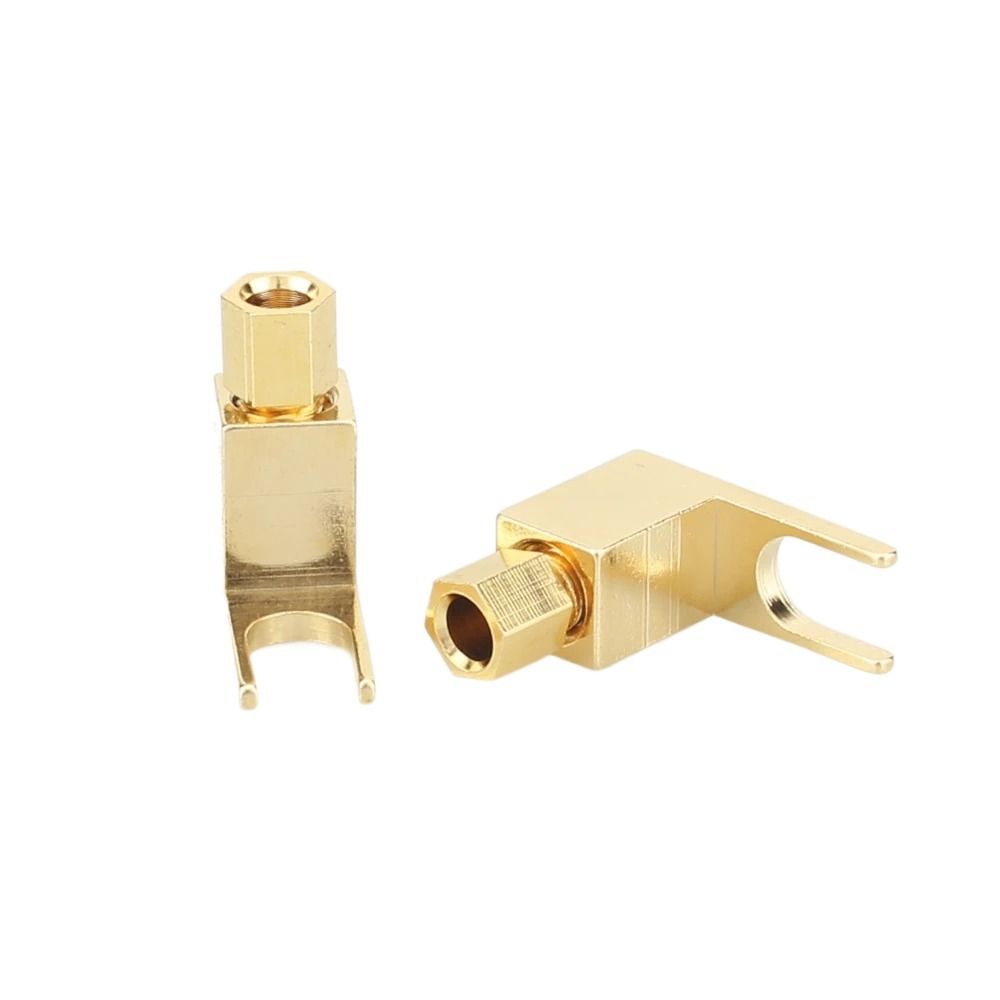 Plugs Banana Plug Y Type Speaker U Spade Connector Connector Plug Banana to Spade Adapte Spade Plug