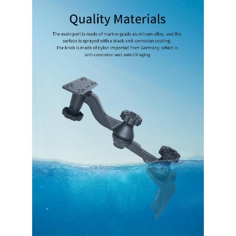 Straight Vertical Swing Arm For Fish Finder Mount With 6''Length VIN-TYQ-HB-02