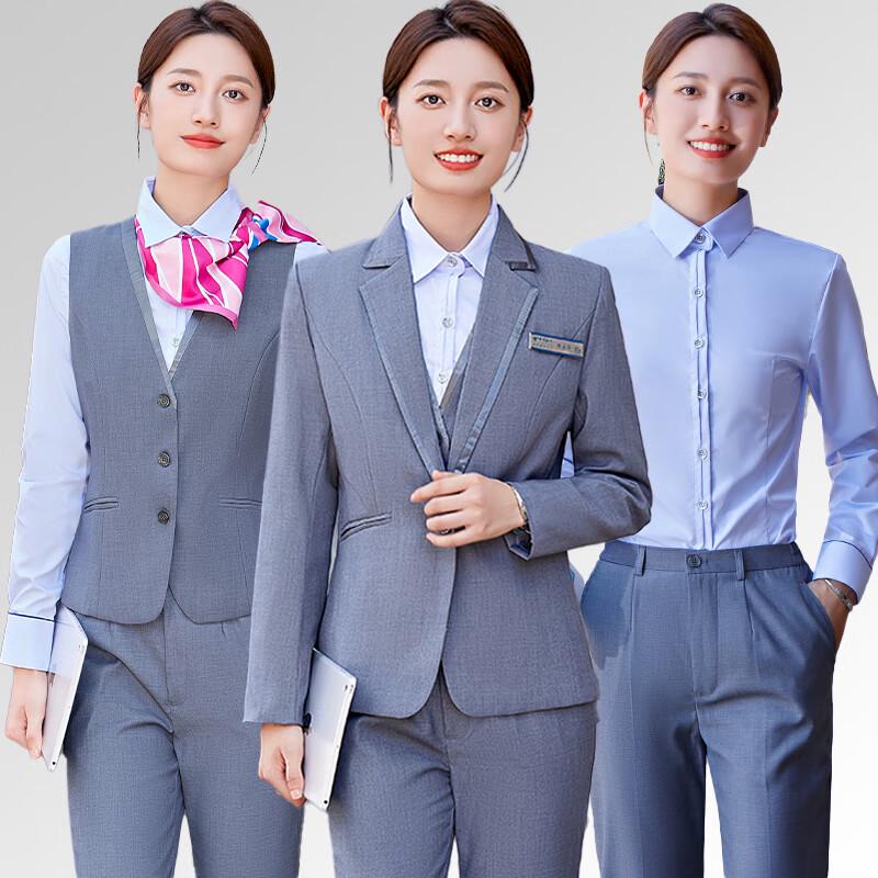 Женский профессиональный деловой костюм L