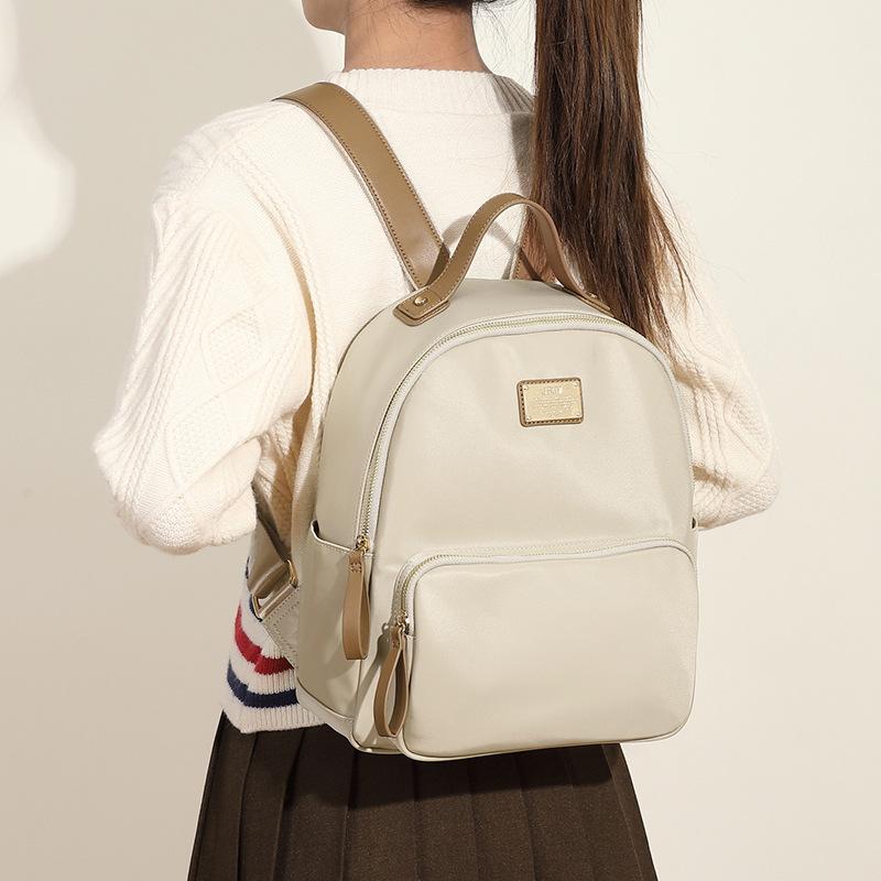 College Style New Korean Women's Bag New Korean Versatile Backpack Fashion College Style Broadband Single Anti Theft Backpack