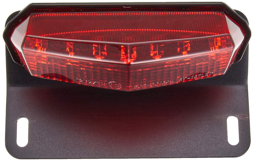POSH FAITH Motorcycle Accessories Acute LED Tail Lamp Universal Type Red 090147-90