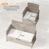 Outdoor Seat Cushion Pads for Rattan Furniture, 3 PCs Garden Furniture Cushions, Cream White