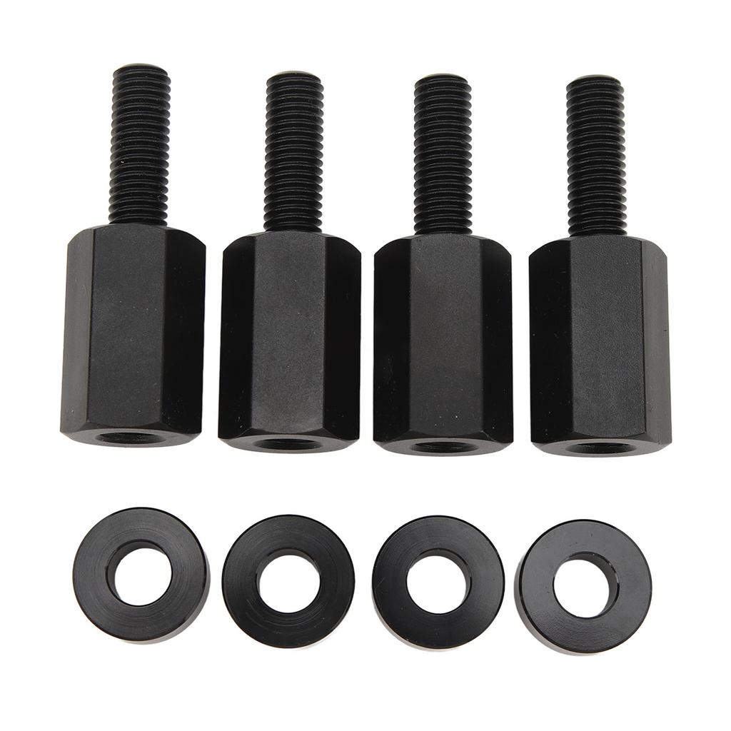 4PCS 1.5 Inch Seat Riser Easy To Install 1.5 To 2.0 Inches Seat Lift Mounts for Maverick X3 All Years Black