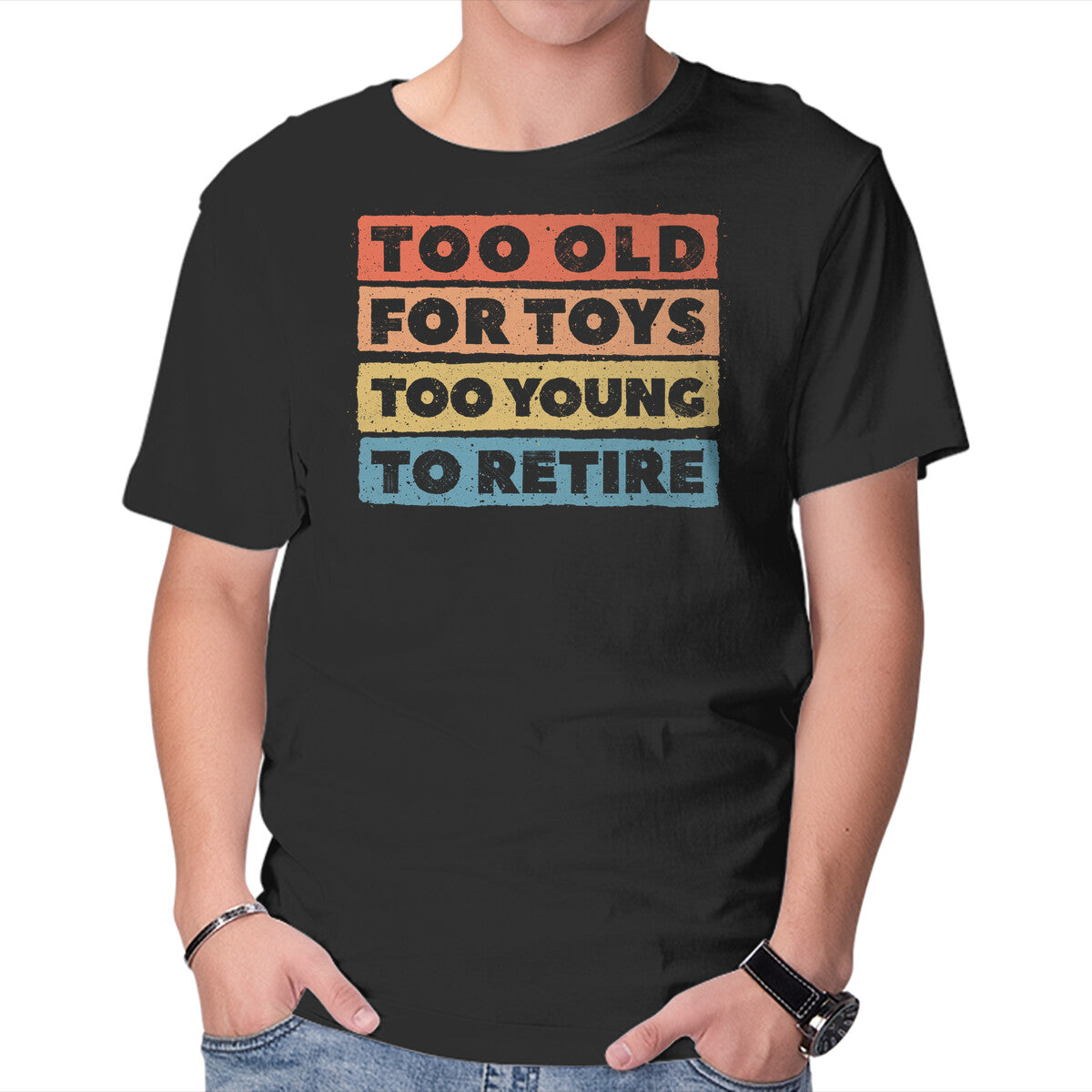Unisex Crew Neck T-Shirt Stuck In The Middle Graphic Short Sleeve Casual Tee XS