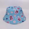 Spring and Autumn Versatile Double-sided Bucket Hat Women's UV-proof Flower Floral Pot Hat Outdoor Casual Pattern Bucket Hat
