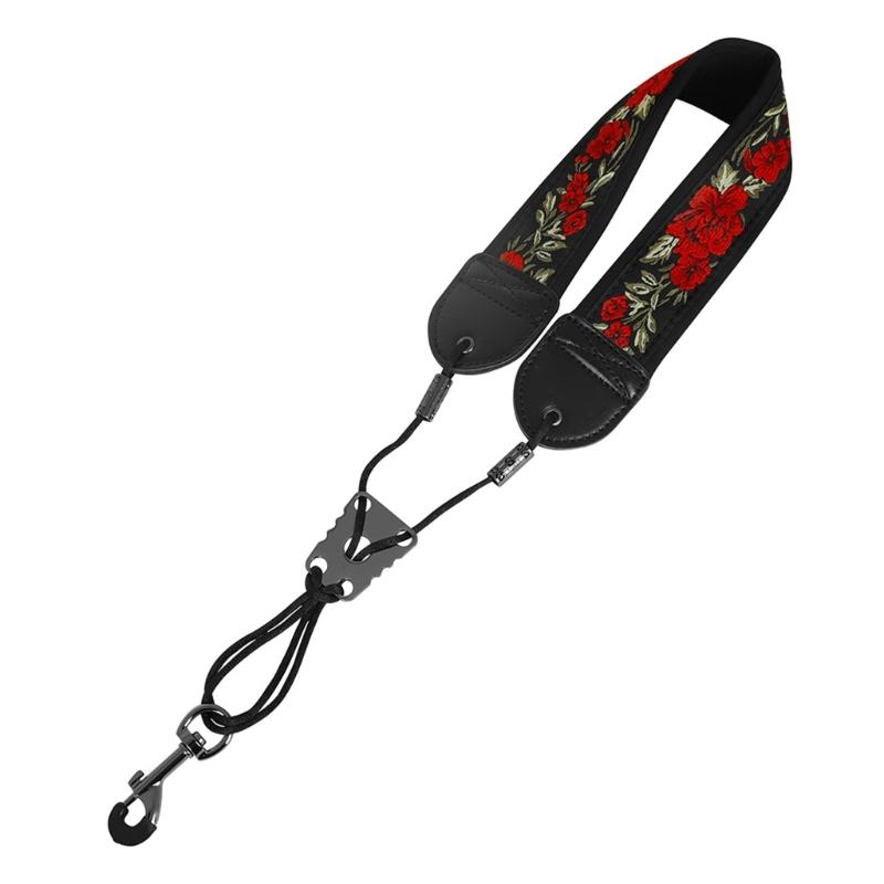 Adjusted Length Saxophone Neck Strap Soft Saxophone Belt Breathable Strap Padded Upgraded for Tenors Saxophone