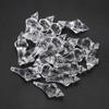 20Pcs Acrylic Pointed Bead Pendant Crystal DIY Holiday Home Decoration Accessories