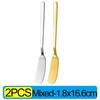 10/1pcs Stainless Steel Long Handle Butter Cheese Bread Jam Cutter Spreaders Spoons Western Food Tableware Kitchen Gadgets 6
