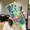 Original Jungle Animal Print Clear Case For Samsung Galaxy A54 A55 A53 5G Cases A52 A23 A13 A32 A33 A73 Soft Cover Sloth Leopard