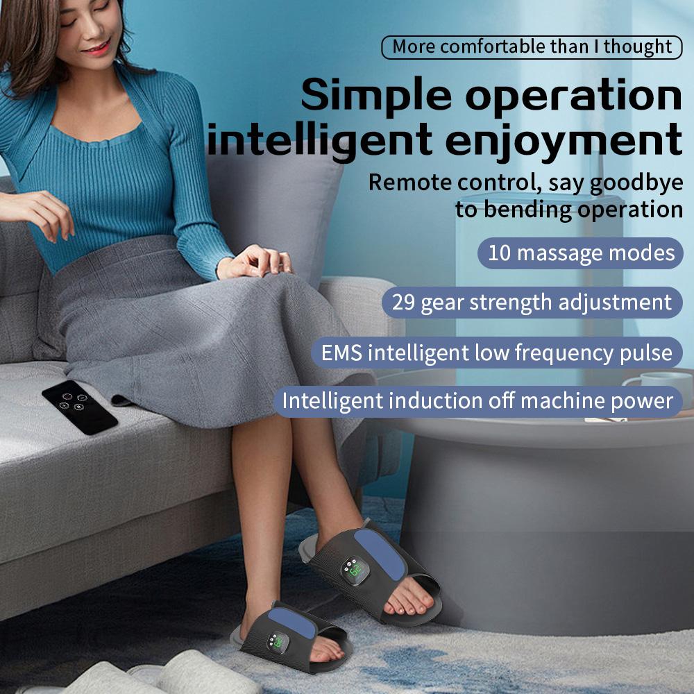 Electric Foot Massager EMS Muscle Stimulation Relaxation Spa Machine Electrostimulator Massage Feet Massager Tools Circulation