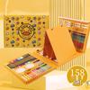 Little Yellow Duck Children's Brush Set: 158-Piece Birthday Gift with Watercolor Pens in Handheld Gift Box