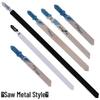 Curved Woodworking Aluminum Saw Blade: Fine, Coarse, Straight & Reciprocating Teeth for Electric Saws