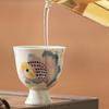 Hand-painted Fortune Fish Teacup Retro Tea Bowl Single Cups Tea-tasting Personal Cup Chazhan Master Cups For Tea Supplies