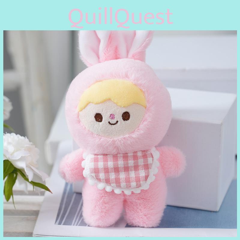 Cartoon Bunny Plush Keychain Toy Made Of Pp Cotton For Kids Gift And Decor