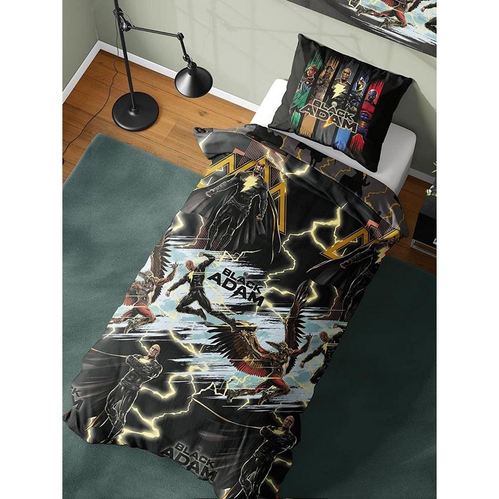 Černá sada povlaků na přikrývku Adam