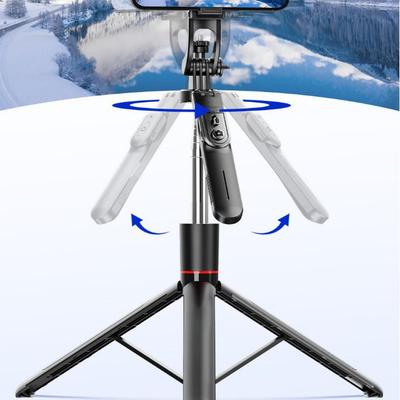 SF16 Selfie Stick & Treppiede Bluetooth Stabile – Portatile, Anti-Scossa, Ideale per Viaggi e Live Streaming.