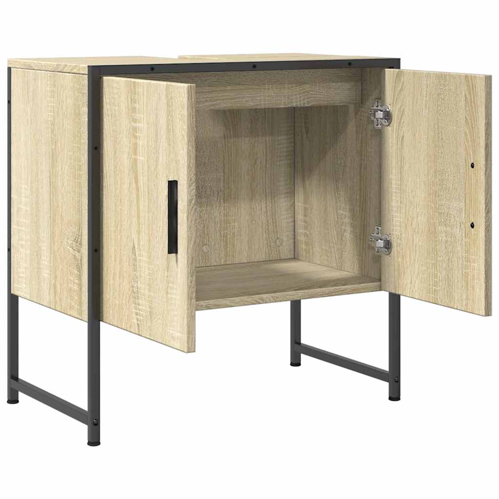 Vidaxl Waschbeckenunterschrank, Sonoma-Eiche, 60X33X60 Cm